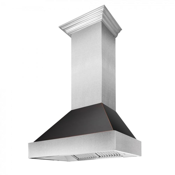 ZLINE 30" ZLINE DuraSnow Wall Range Hood, Oil Rubbed Shell, 8654ORB-30