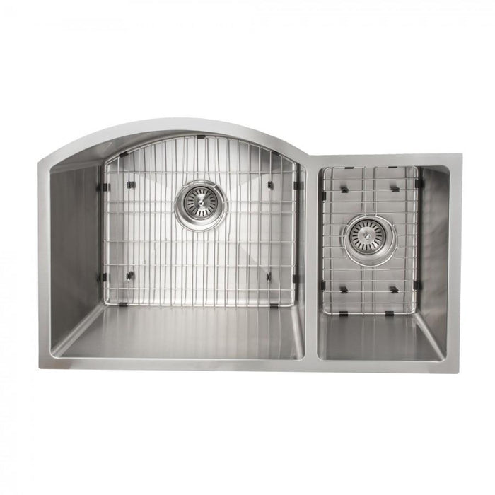 ZLINE 33" Undermount Double Bowl Sink in Stainless Steel, SC70D-33