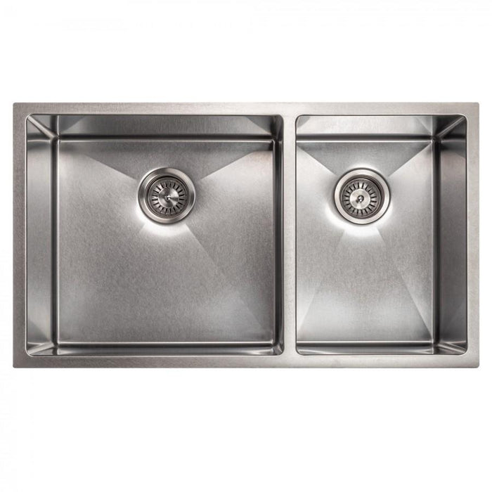 ZLINE 33" Undermount Double Bowl Sink Stainless Steel, SR60D-33S