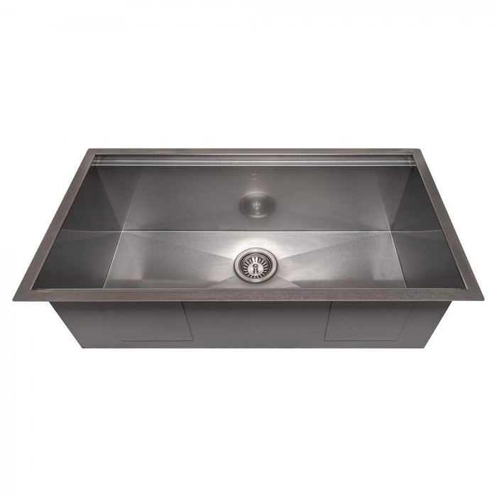 ZLINE 33" Undermount Single Bowl Ledge Sink Stainless Steel, SLS-33S