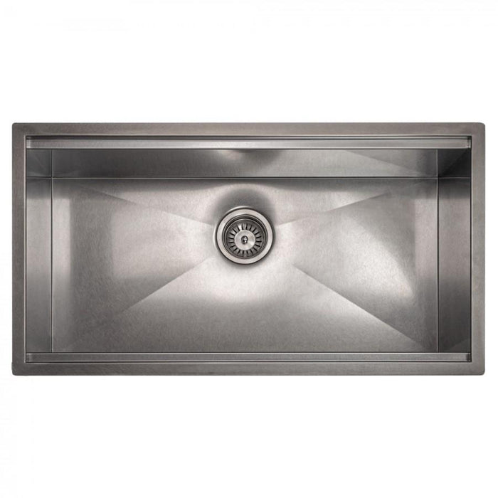 ZLINE 33" Undermount Single Bowl Ledge Sink Stainless Steel, SLS-33S
