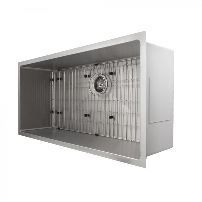 ZLINE 33" Undermount Single Bowl Sink in Stainless Steel, SRS-33