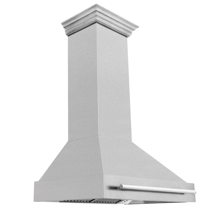 ZLINE 36" Autograph DuraSnow Stainless Steel Wall Range Hood 8654SNX-36