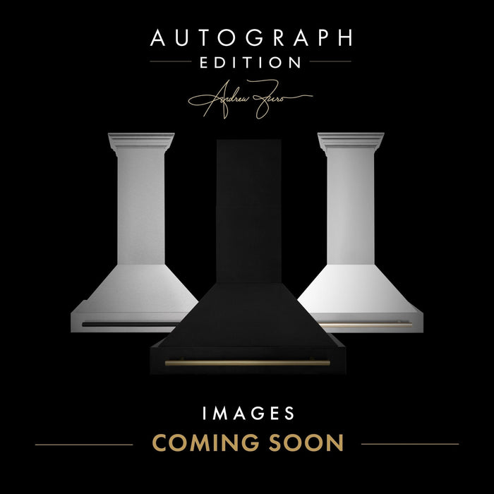 ZLINE 36" Autograph DuraSnow White Range Hood 8654SNZ-WM36-MB