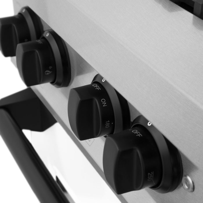 ZLINE 36" Autograph, Range, Dual Fuel, White door, RASZ-WM-36-MB