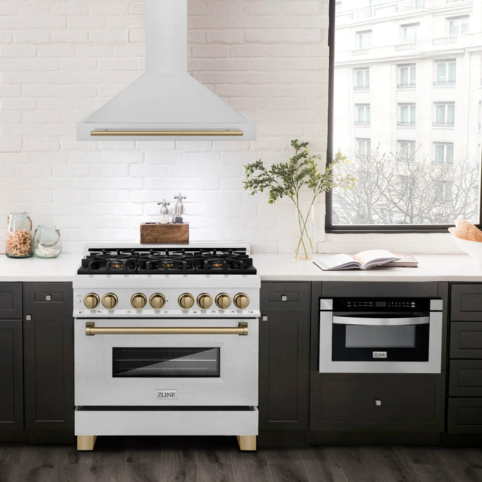 ZLINE 36" Autograph Stainless Wall Range Hood KB4SNZ-36-CB