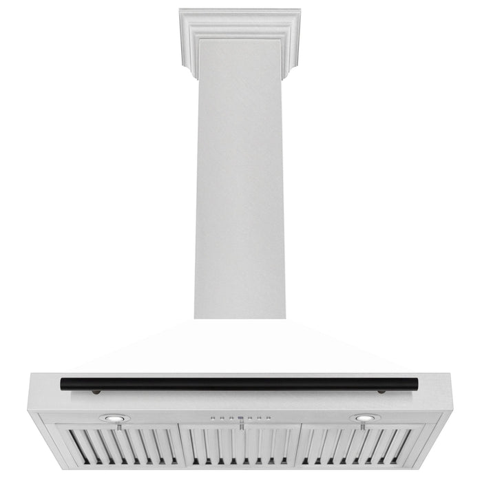 ZLINE 36" Autograph Stainless Wall Range Hood KB4SNZ-WM36-MB