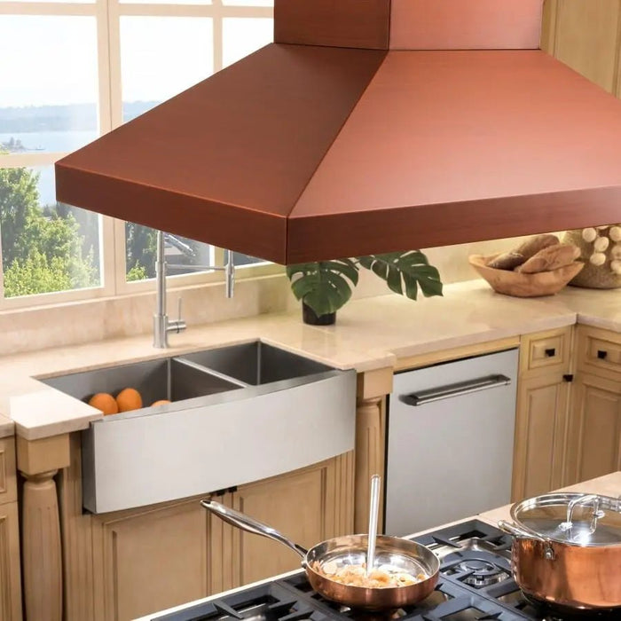 ZLINE 36" Copper Island Range Hood 8KL3iC-36