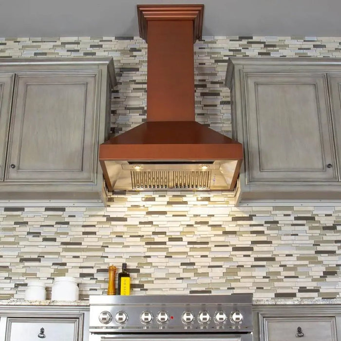 ZLINE 36" Copper Wall Range Hood, 8667C-36