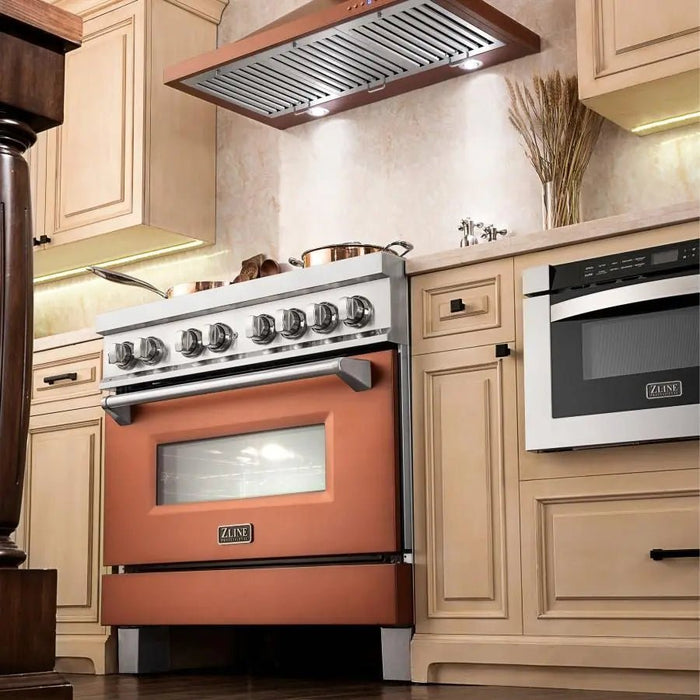 ZLINE 36" Copper Wall Range Hood 8KBC-36