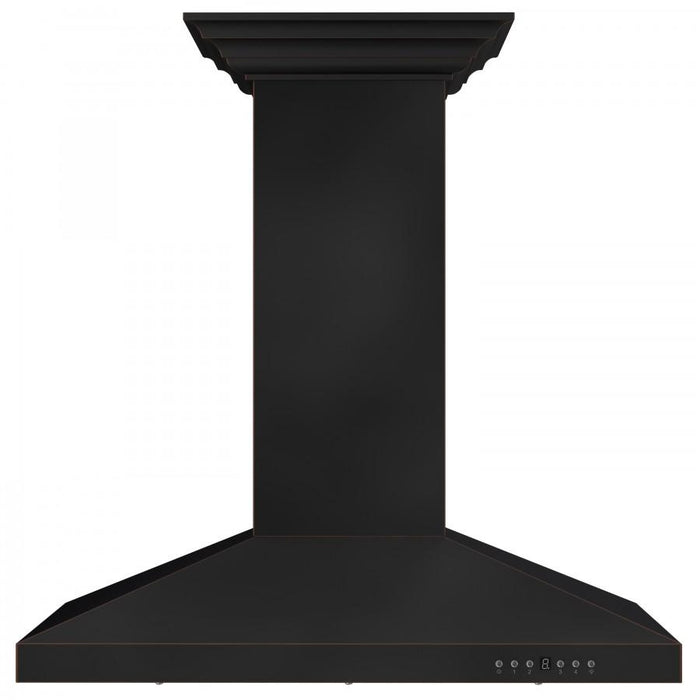 ZLINE 36" Designer Series Oil-Rubbed Bronze Island Range Hood, 8KL3iB-36