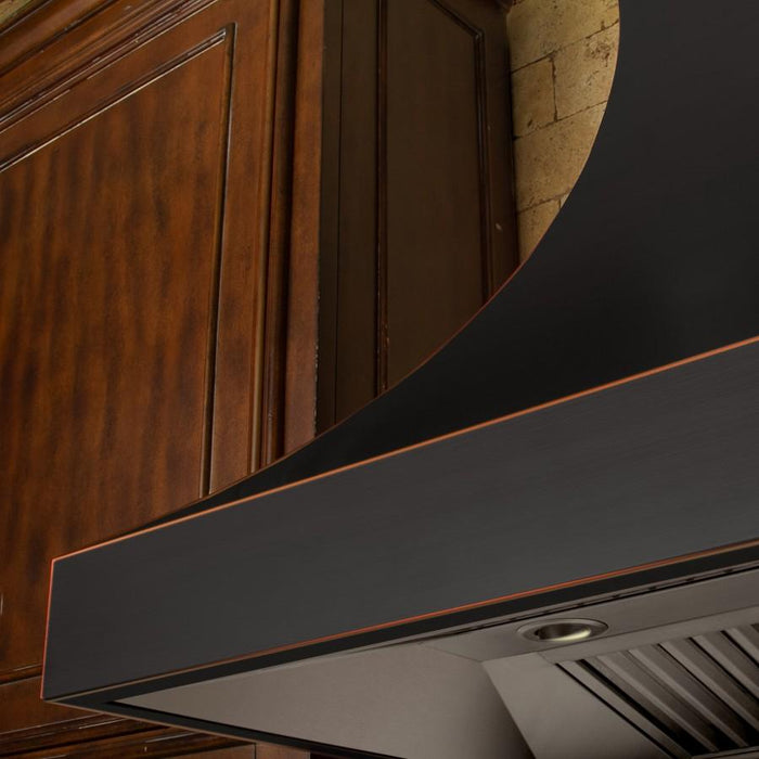 ZLINE 36" Designer Series Oil-Rubbed Bronze Wall Range Hood, 8632B-36