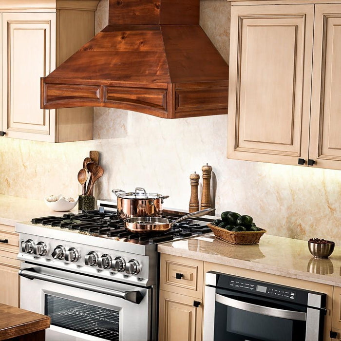 ZLINE 36" Dual Fuel Range, Snow Stainless, Snow Stainless Door, RAS-SN-36