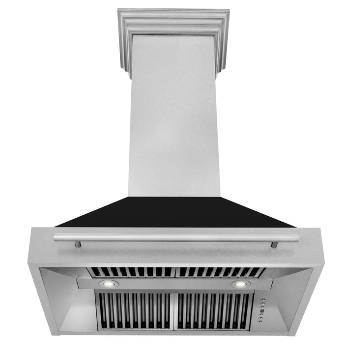 ZLINE 36" DuraSnow® Stainless Steel Range Hood 8654SNX-BLM-36