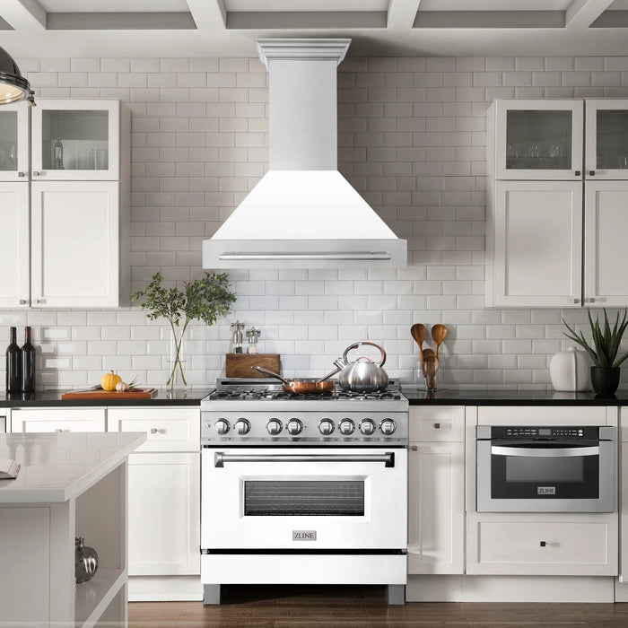 ZLINE 36" DuraSnow® Stainless Steel Range Hood 8654SNX-WM-36