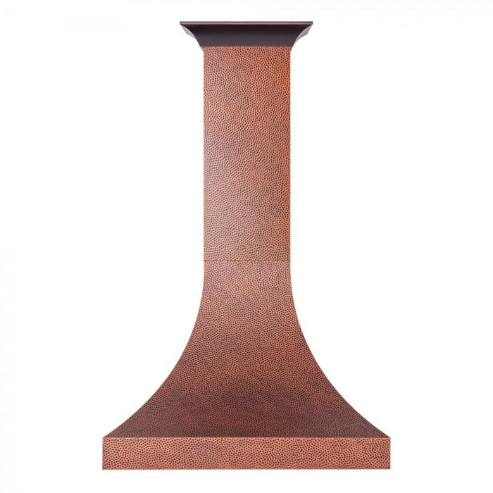 ZLINE 36" Hand-Hammered Copper Finish Wall Range Hood, 8632H-36