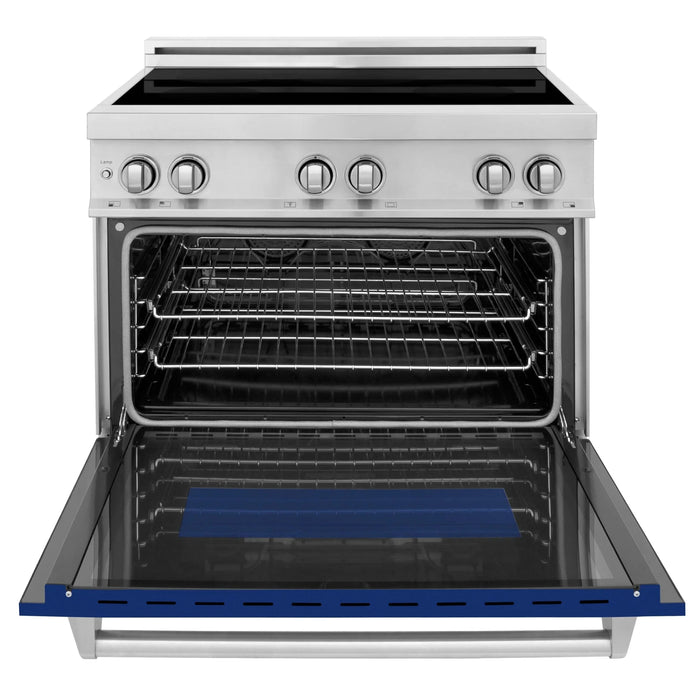 ZLINE 36" Induction Range in DuraSnow Stainless Steel RAIND-BG-36