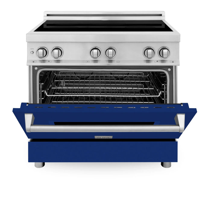 ZLINE 36" Induction Range in DuraSnow Stainless Steel RAIND-BG-36