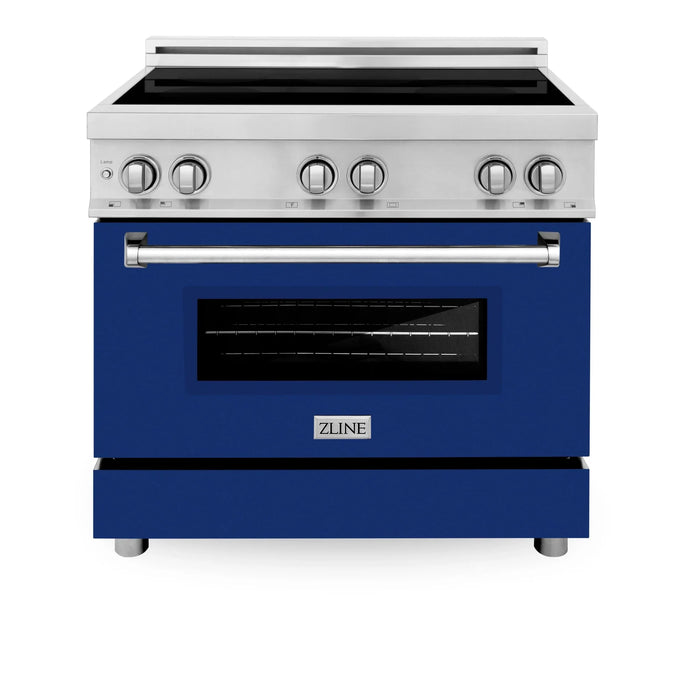 ZLINE 36" Induction Range in DuraSnow Stainless Steel RAIND-BG-36
