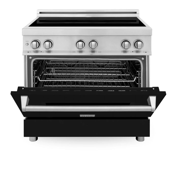 ZLINE 36" Induction Range in DuraSnow Stainless Steel RAIND-BLM-36