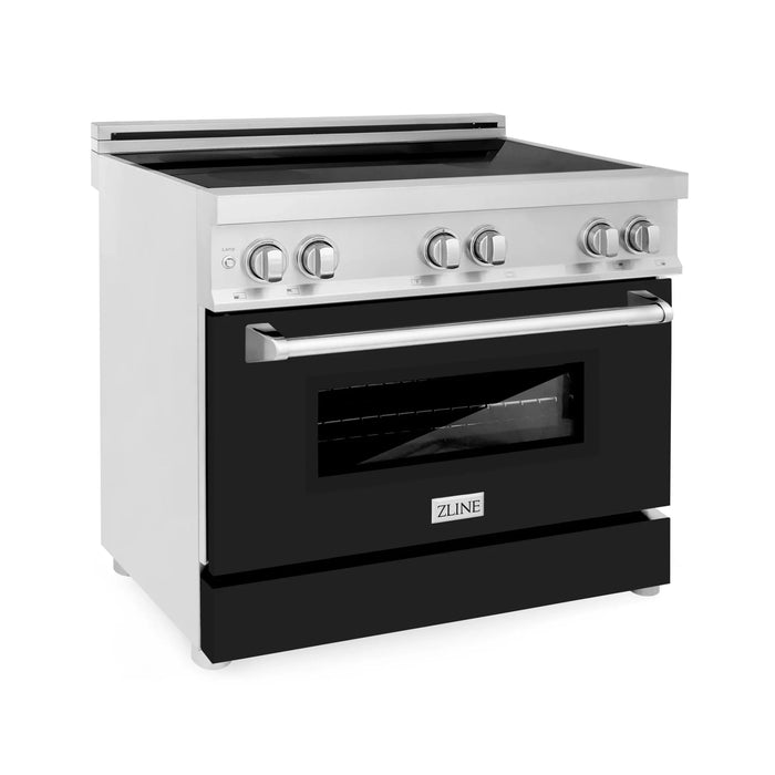 ZLINE 36" Induction Range in DuraSnow Stainless Steel RAIND-BLM-36