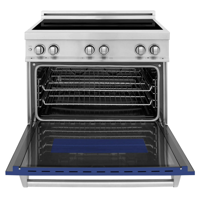 ZLINE 36" Induction Range in DuraSnow Stainless Steel  RAIND-BM-36