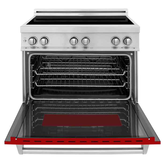ZLINE 36" Induction Range in DuraSnow Stainless Steel RAIND-RG-36
