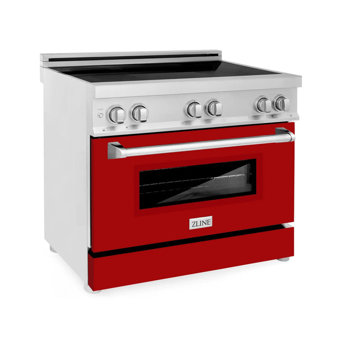 ZLINE 36" Induction Range in DuraSnow Stainless Steel RAIND-RG-36