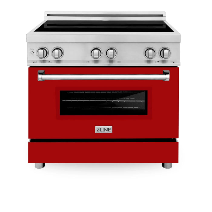 ZLINE 36" Induction Range in DuraSnow Stainless Steel RAIND-RG-36