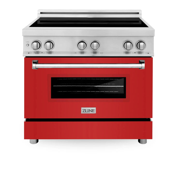 ZLINE 36" Induction Range in DuraSnow Stainless Steel RAIND-RM-36