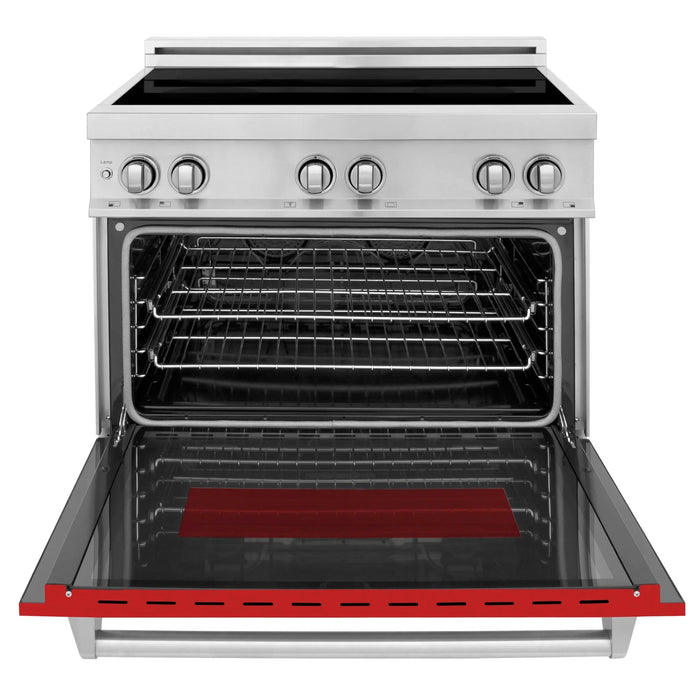 ZLINE 36" Induction Range in DuraSnow Stainless Steel RAIND-RM-36