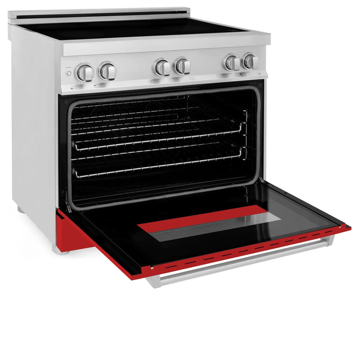 ZLINE 36" Induction Range in DuraSnow Stainless Steel RAIND-RM-36