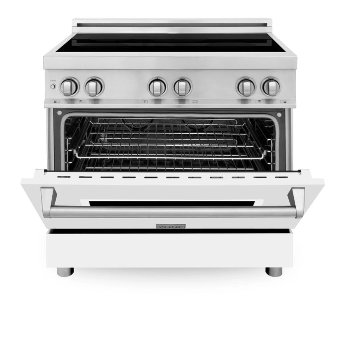 ZLINE 36" Induction Range in DuraSnow Stainless Steel RAIND-WM-36