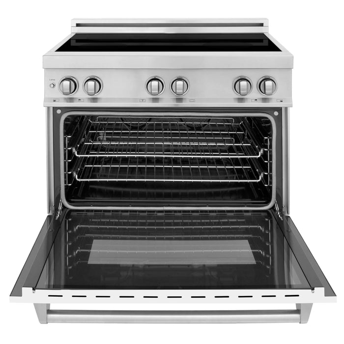 ZLINE 36" Induction Range in DuraSnow Stainless Steel RAIND-WM-36