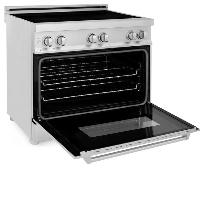 ZLINE 36" Induction Range with a 4 Element Stove and Electric Oven in Stainless Steel RAIND-36