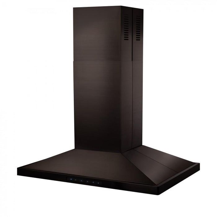 ZLINE 36" Island Range Hood in Black Stainless Steel, BSGL2iN-36