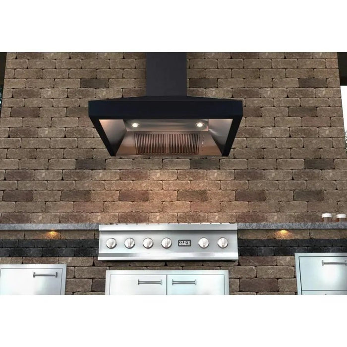 ZLINE 36" Oil-Rubbed Bronze Wall Range Hood, 8667B-36