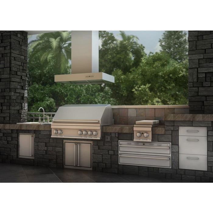 ZLINE 36" Outdoor/Indoor Island Range Hood, KECOMi-304-36