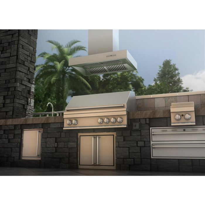 ZLINE 36" Outdoor/Indoor Island Range Hood, KECOMi-304-36