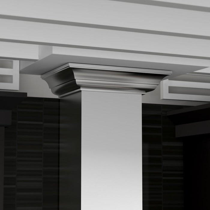 ZLINE 36" Stainless Steel Wall Range Hood, Crown Molding, KBCRN-36