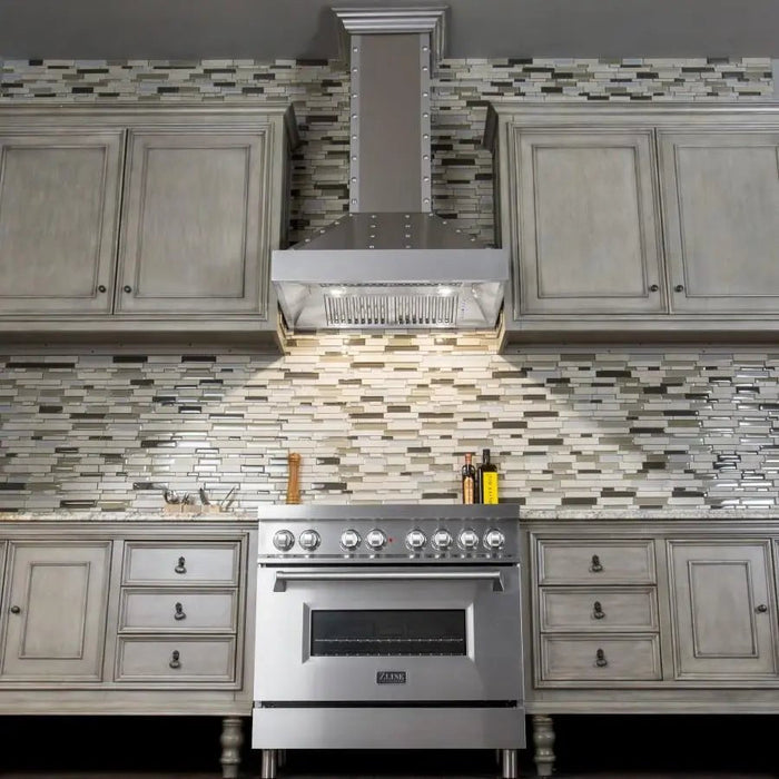 ZLINE 36" Stainless Wall Range Hood, 655-4SSSS-36