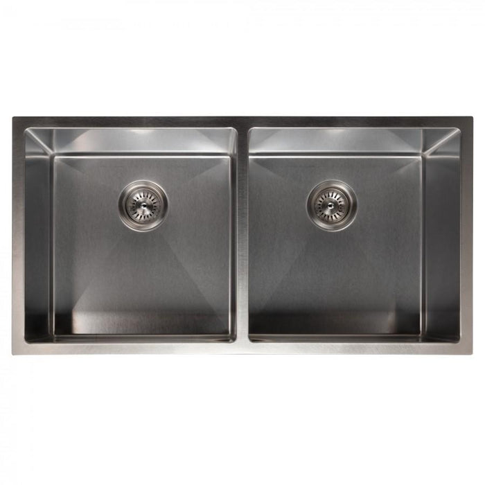 ZLINE 36" Undermount Double Bowl Sink Stainless Steel, SR50D-36S