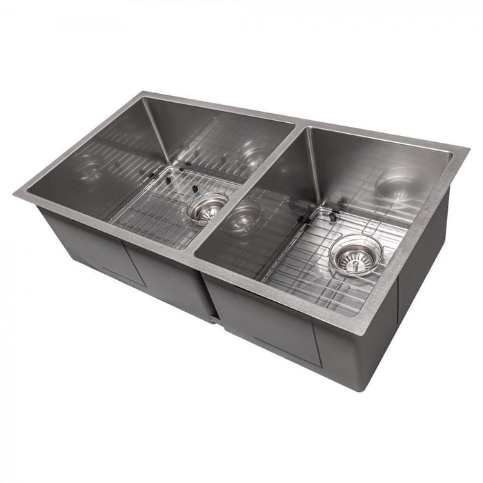ZLINE 36" Undermount Double Bowl Sink Stainless Steel, SR60D-36S