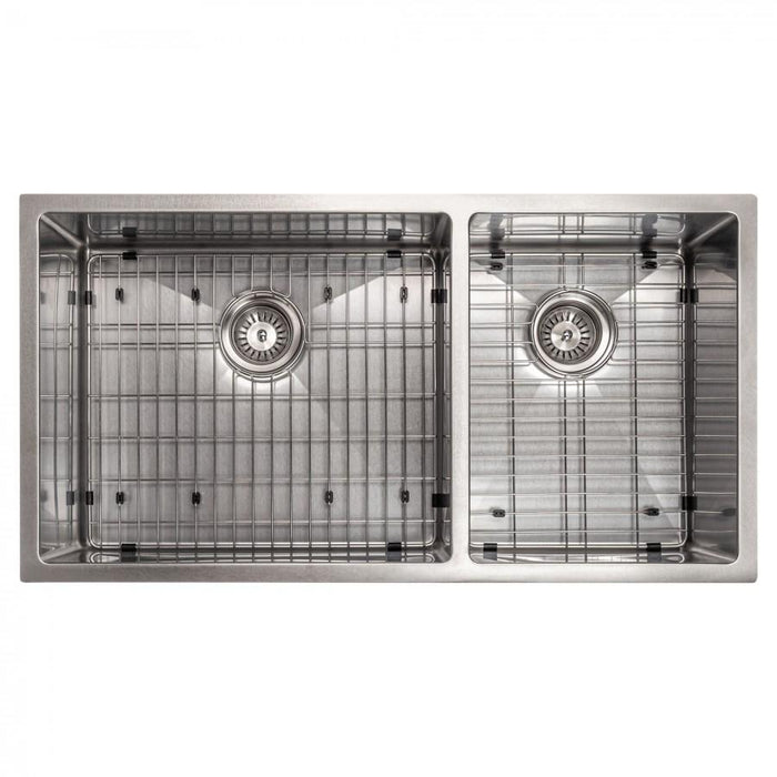 ZLINE 36" Undermount Double Bowl Sink Stainless Steel, SR60D-36S