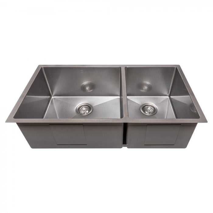 ZLINE 36" Undermount Double Bowl Sink Stainless Steel, SR60D-36S
