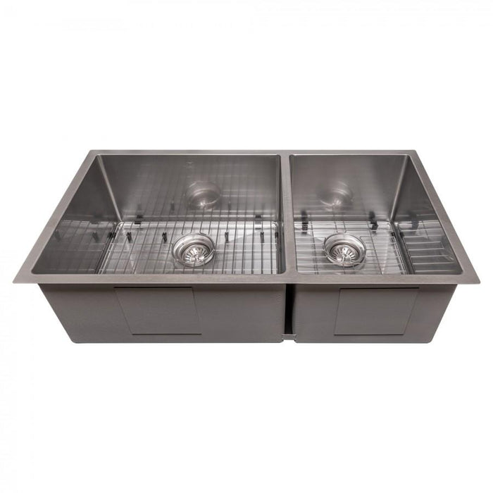 ZLINE 36" Undermount Double Bowl Sink Stainless Steel, SR60D-36S