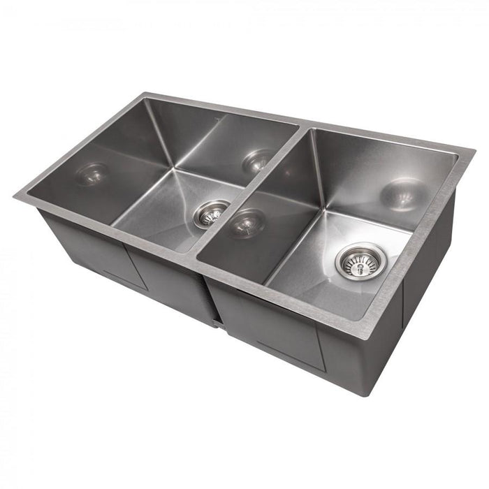 ZLINE 36" Undermount Double Bowl Sink Stainless Steel, SR60D-36S