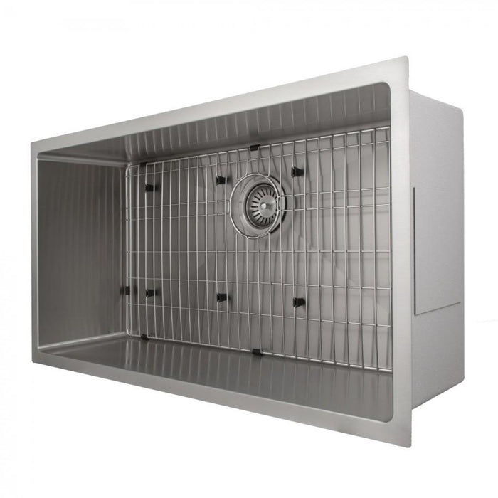 ZLINE 36" Undermount Single Bowl Sink in Stainless Steel, SRS-36