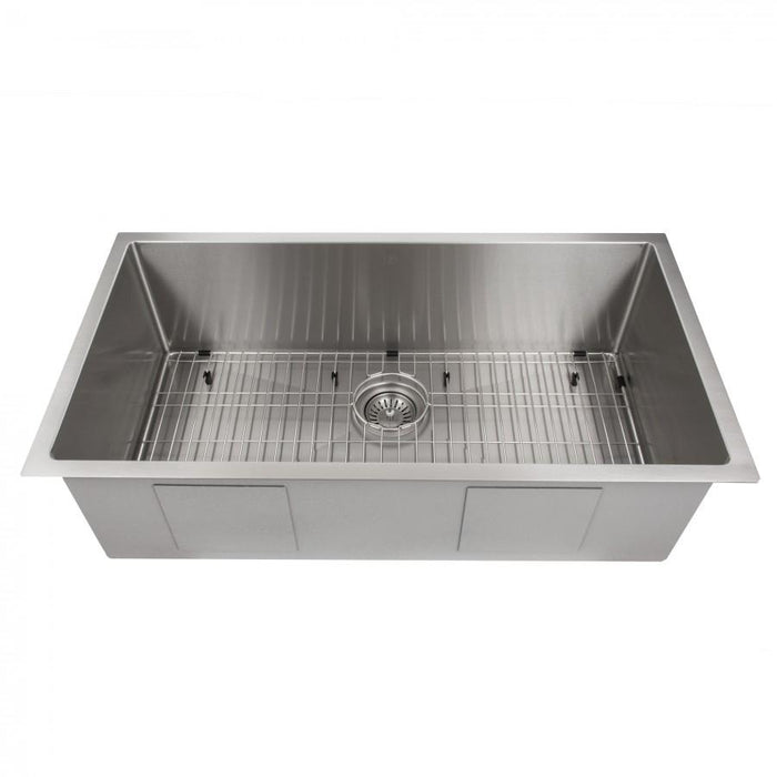 ZLINE 36" Undermount Single Bowl Sink in Stainless Steel, SRS-36