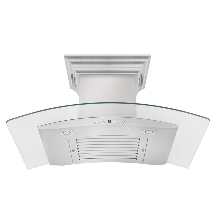 ZLINE 36" Wall Mount Range Hood, Bluetooth Speakers, KN4CRN-BT-36